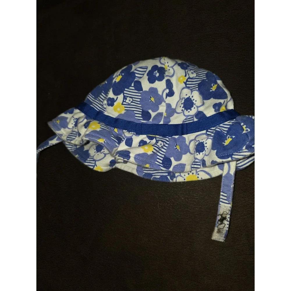 Gymboree layette line baby girl cat kite floral onsie leggings hat 12 18 months‎